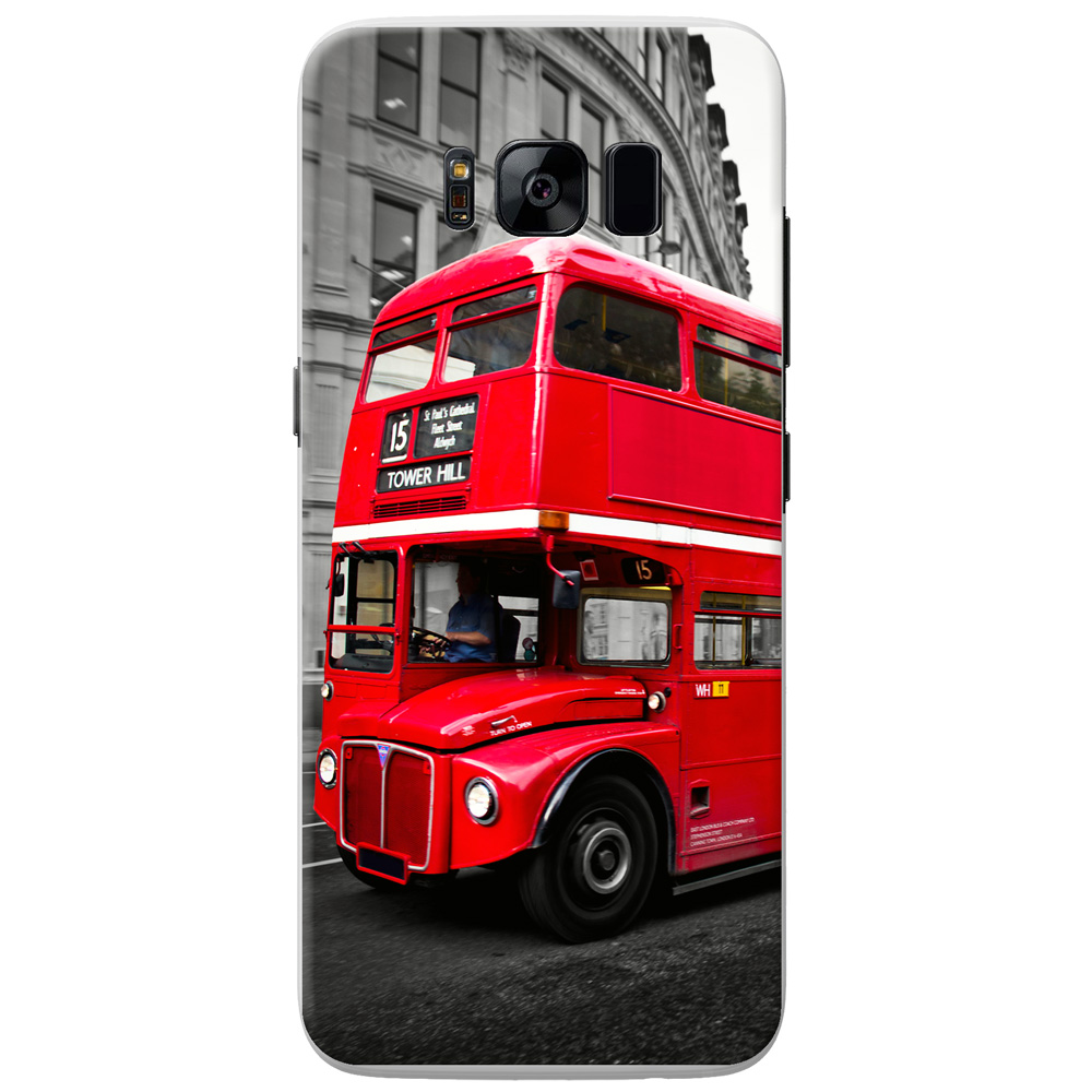 london double decker bus snap-on hard back case phone cover for